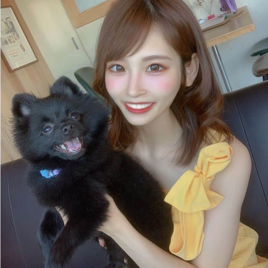 ひなぴーまるのインスタグラム：「犬とカメラ目線撮れた同じ顔してる😁私と一緒に犬カフェしてくれる？🥺  夏って汗かくから眉毛描いたり女子は大変だよね😂今流行りの先日眉毛アートメイクしてきたんだけど楽になった！ナチュラルアートメイク東京ってとこだよーん！  このプロモコードで5000円オフになるよ❤ 【アイコニックひなの】 ぜひ興味のある方はチェックしてね！ ⬆️  #wemakebuzz  #ガールズプレス #ポメラニアン #ドッグラン #犬好きな人と繋がりたい」