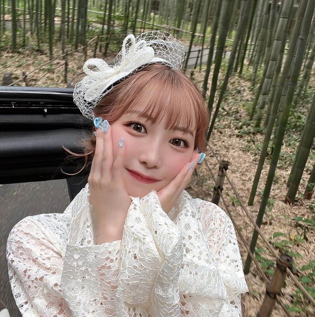 のインスタグラム：「京都行って浴衣着れた🍡✨」