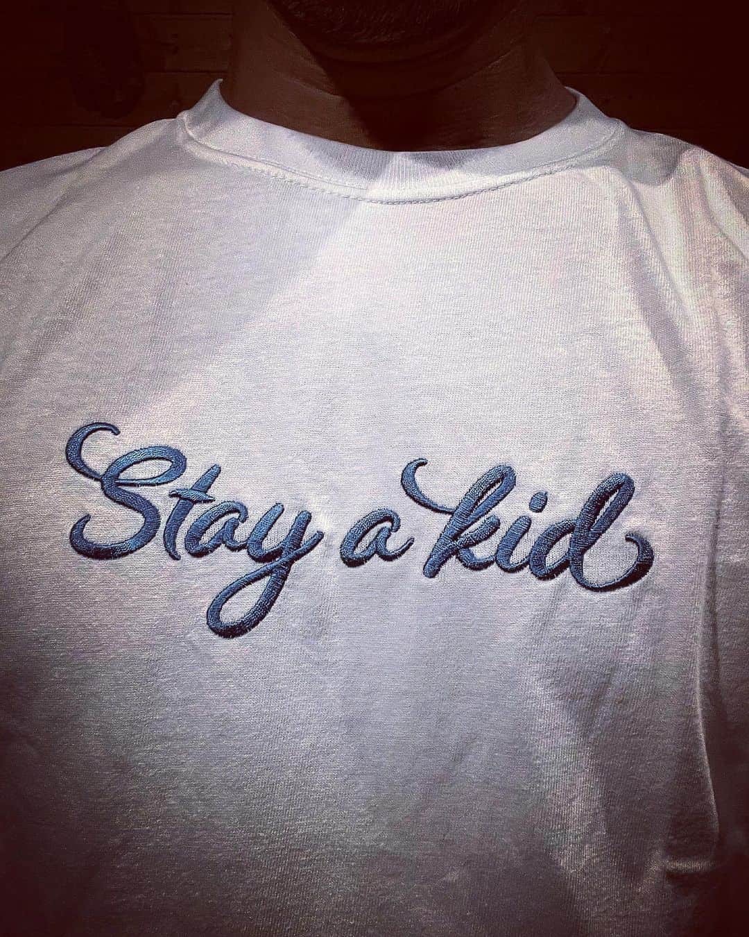 祖父江大輔のインスタグラム：「#stayakid #neverwork #tshirt  #madeinneverland  @stayakid_official   駿ちゃんありがとー🗽 @shunta_goto8」