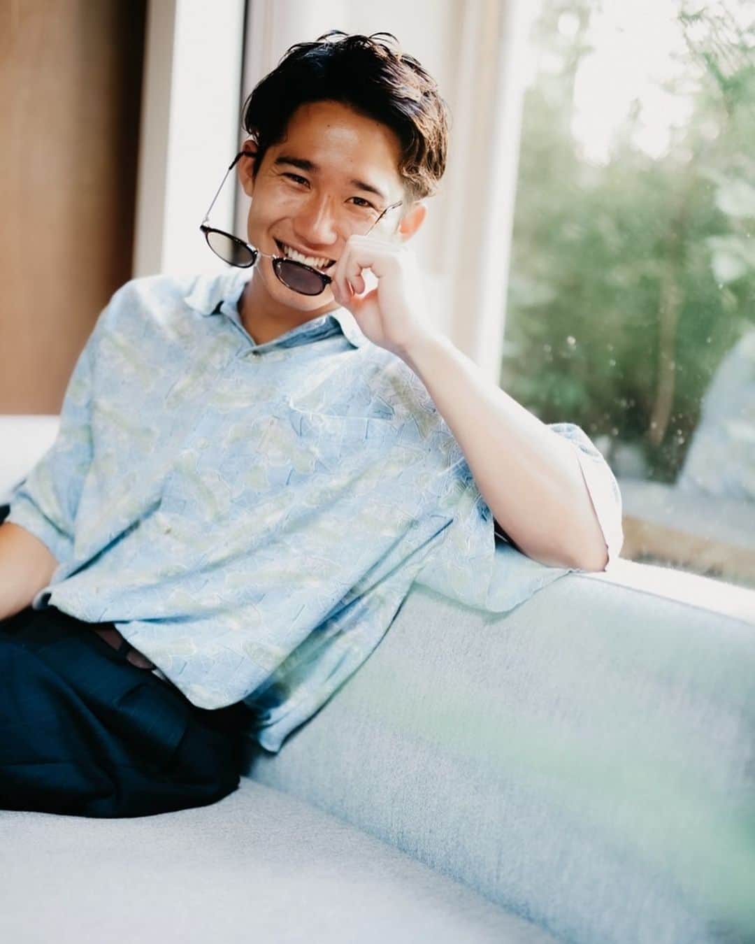 荒井陸のインスタグラム：「😎😎😎 #古着 #おしゃれさんと繋がりたい」