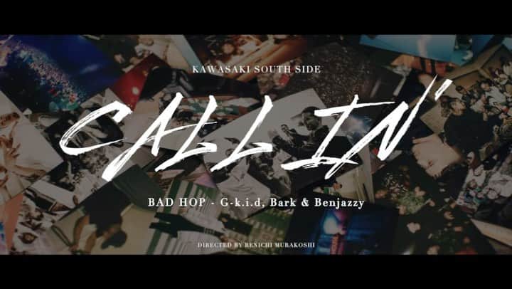 Barkのインスタグラム：「New VIDEO🔥  "CALLIN'  feat. G-k.i.d, Bark & Benjazzy"  のMVがYouTubeで公開したよ👌  見てね😎📞」