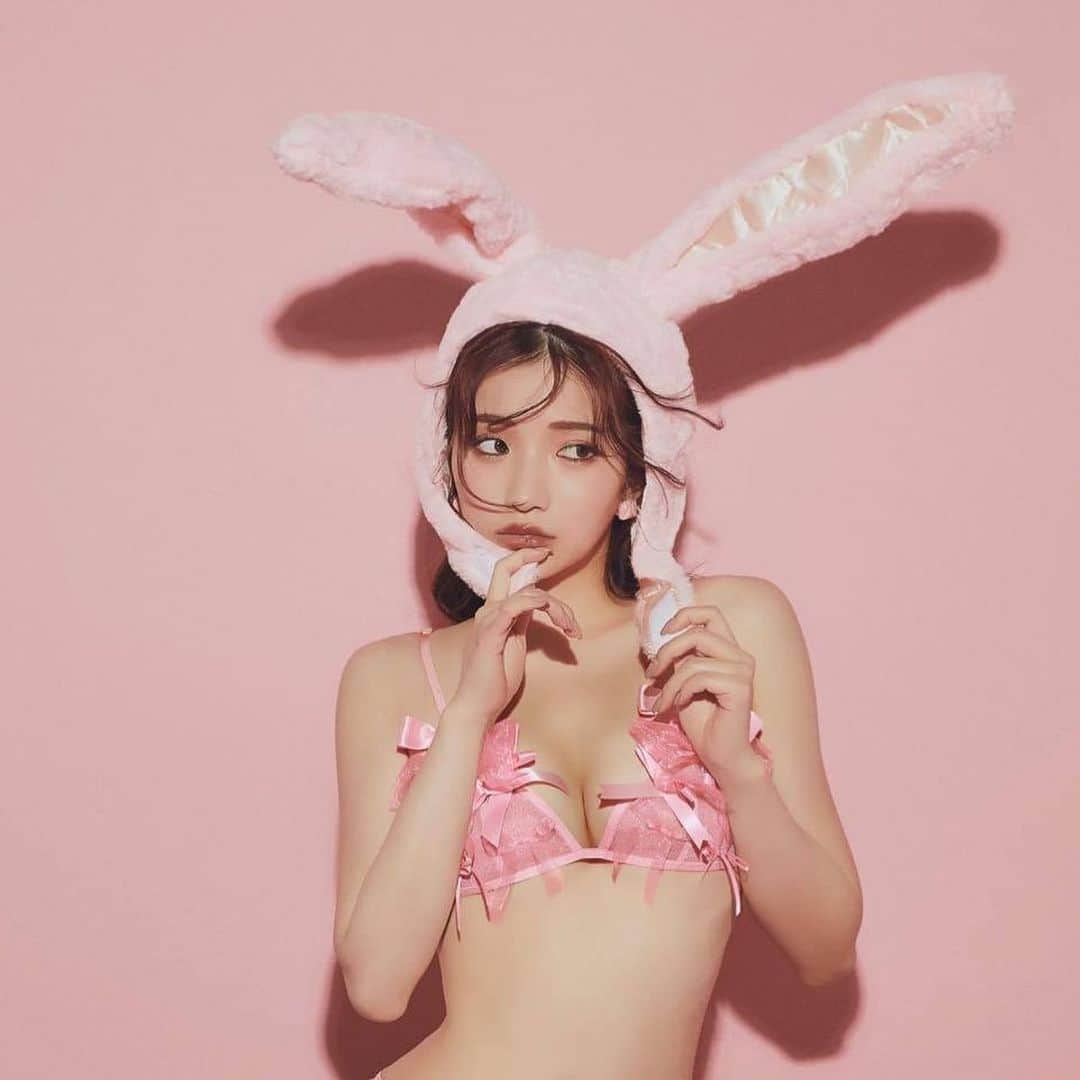 南りほのインスタグラム：「バニーちゃん🐰💓 @ravijour_official チェックしてみてね🫶🏻 #ravijour」
