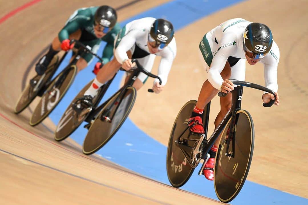 長迫吉拓のインスタグラム：「I’m officially selected for the Track world champs in Paris, France. My last track world champs was 2017 so I’m excited to race again! 今年のトラック世界選手権に選出されました！トラック競技では2017年ぶりなので、ワクワクしています！  Photo by シクロワイアード」