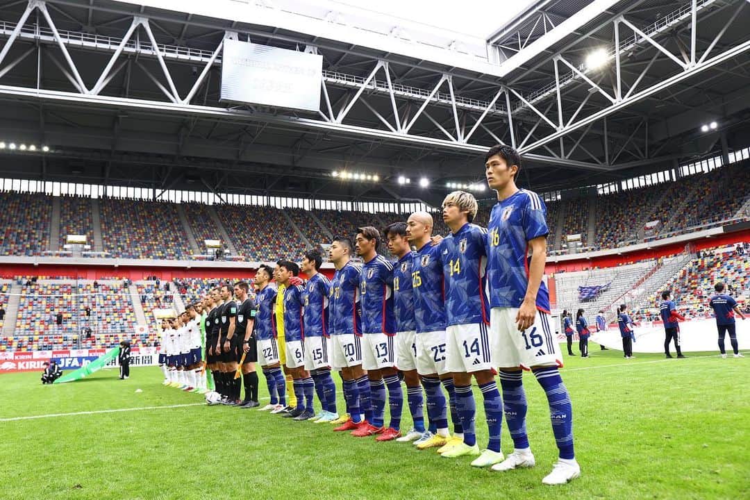 伊東純也のインスタグラム：「🇯🇵vs🇺🇸 2-0 👍 @japanfootballassociation」