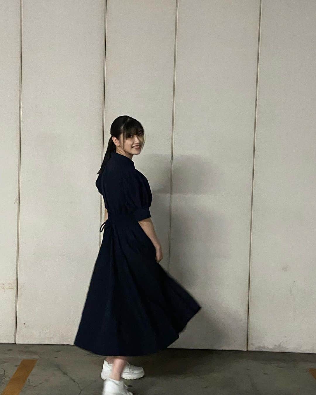 田中南のインスタグラム：「ワンピース好き      #nicola  #ニコモ  #田中南  #07  #jk  #fjk  #jk1  #ワンピース  #ロングワンピース」