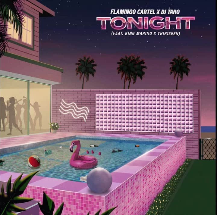 のインスタグラム：「New single out now!  „Tonight” feat. @kingmarino_ and @thir13een @gabrielquirino @djtaro」
