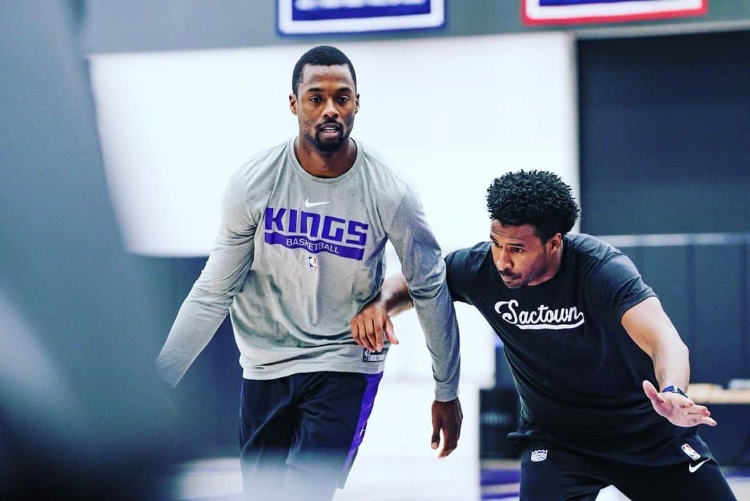 ハリソン・バーンズのインスタグラム：「Getting my man right for the season, let’s goooo 🔥🔥🔥」