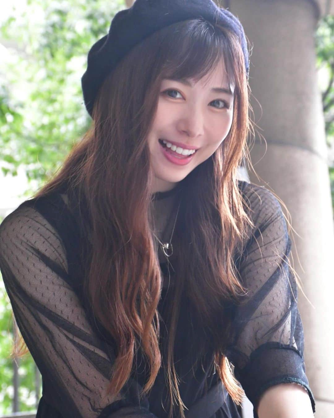 のインスタグラム：「ベレー帽が活躍する季節だ🙌」