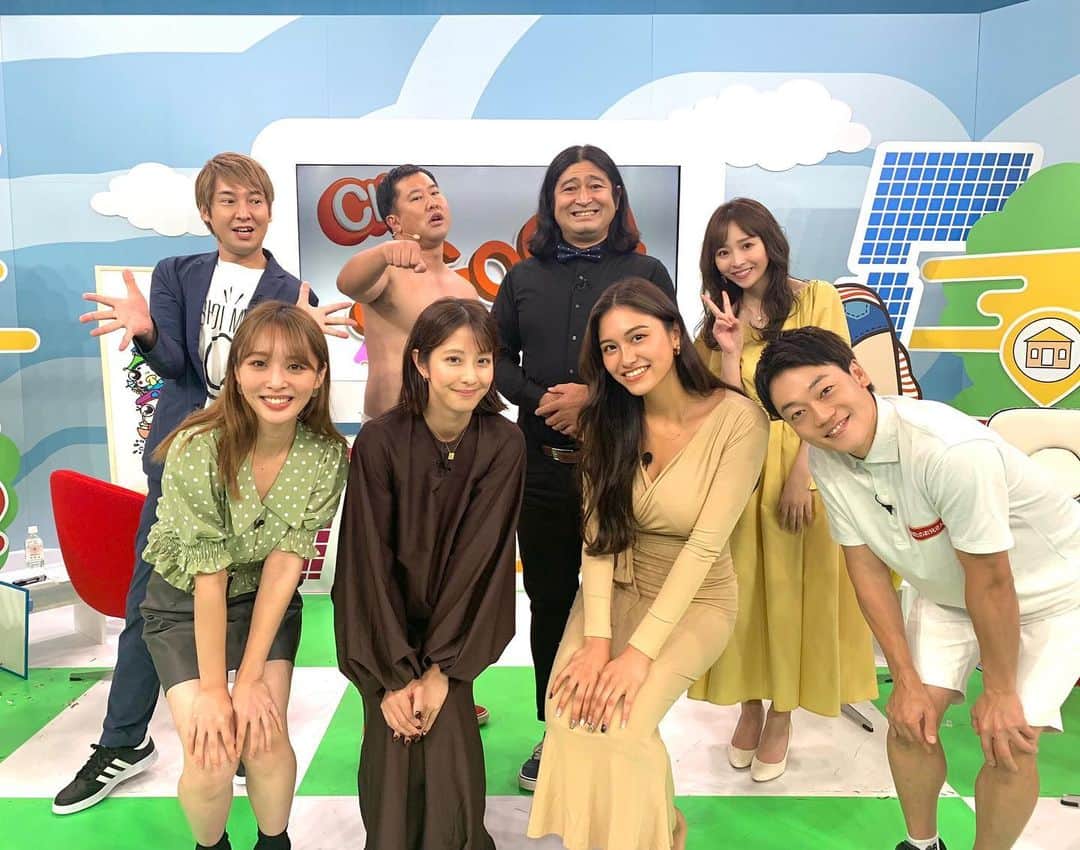 のインスタグラム：「. 生放送後の集合写真📸💓 最年少の私にとっても優しくして下さいました🥹  #チーキーズagogo #bsよしもと」