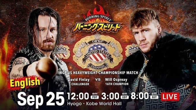 デビッド・フィンレーのインスタグラム：「Next US champ. LFG.  #njpw #njpwworld」