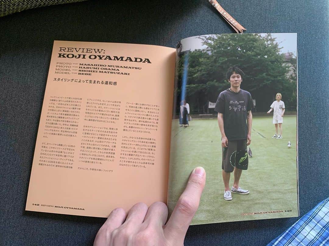 松㟢翔平のインスタグラム：「STYLING BY KOJI OYAMADA @oyamadakoji , PHOTOGRAPH BY MASAHIRO MURAMATSU   in STUDY 9 'LOST & FOUND' @magazinestudy」