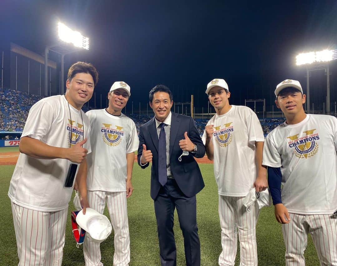 のインスタグラム：「スワローズの選手のみなさん 連覇おめでとうございます🎉」