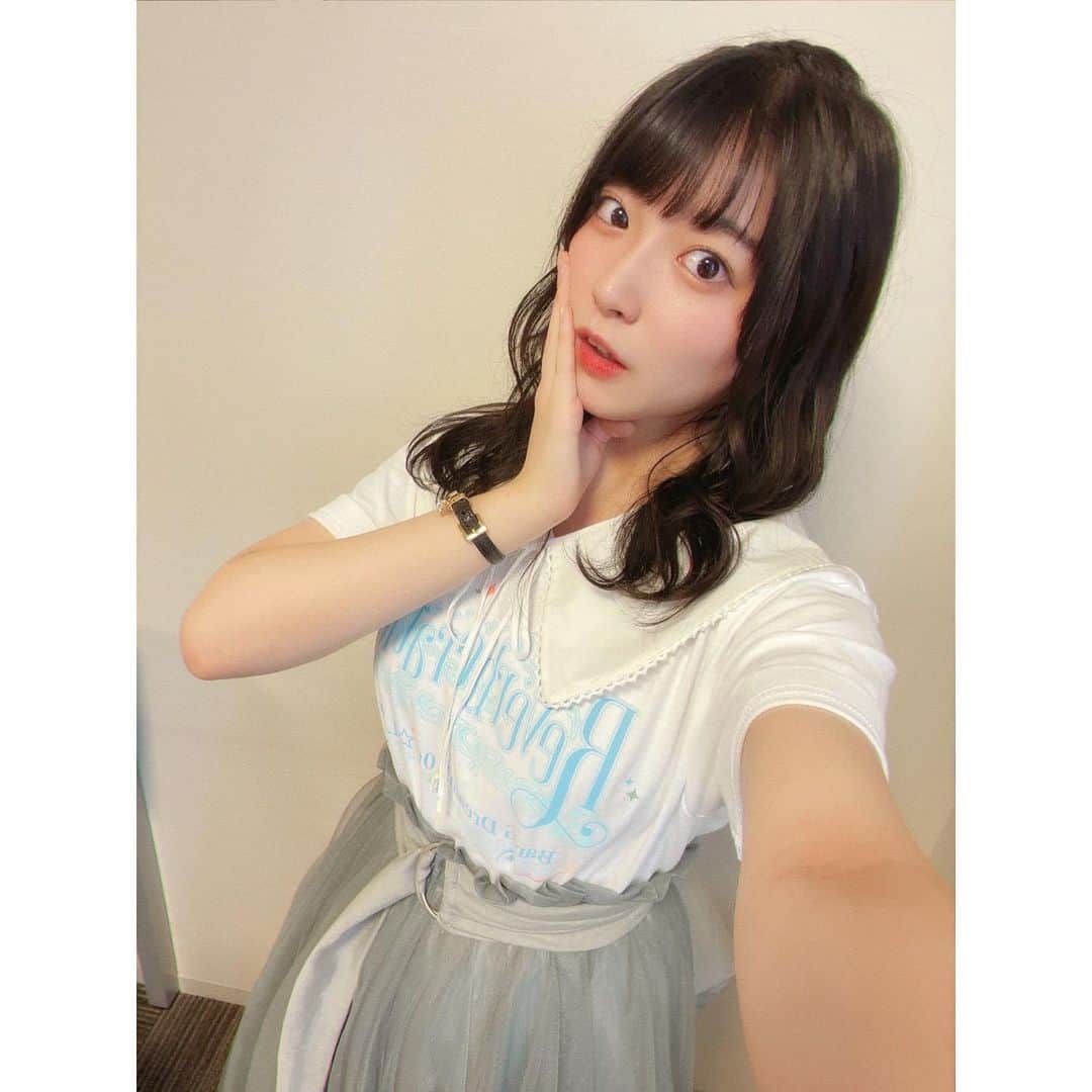 進藤あまねのインスタグラム：「バンドリシアター DAY3 モニ会特別編 ～モルフォニ鑑賞会～🦋‪  ライブの感想やアニメのオーコメ、交換朗読劇楽しかったです！！  #バンドリ #Morfonica #倉田ましろ #ねすぐらむ」