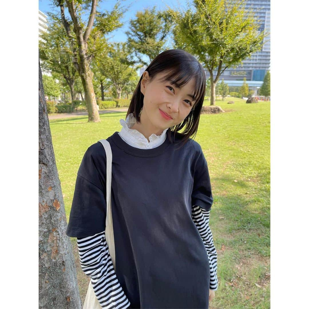 松岡はなのインスタグラム：「🧒🏻🌳🍁🍂」