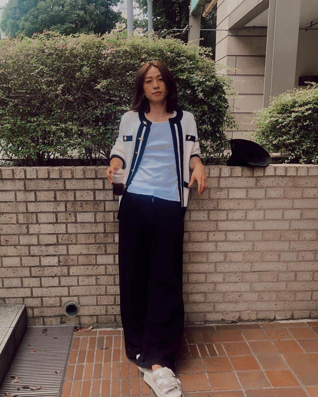植野堀誠のインスタグラム：「my outfits was like a open class day of japanese mom」