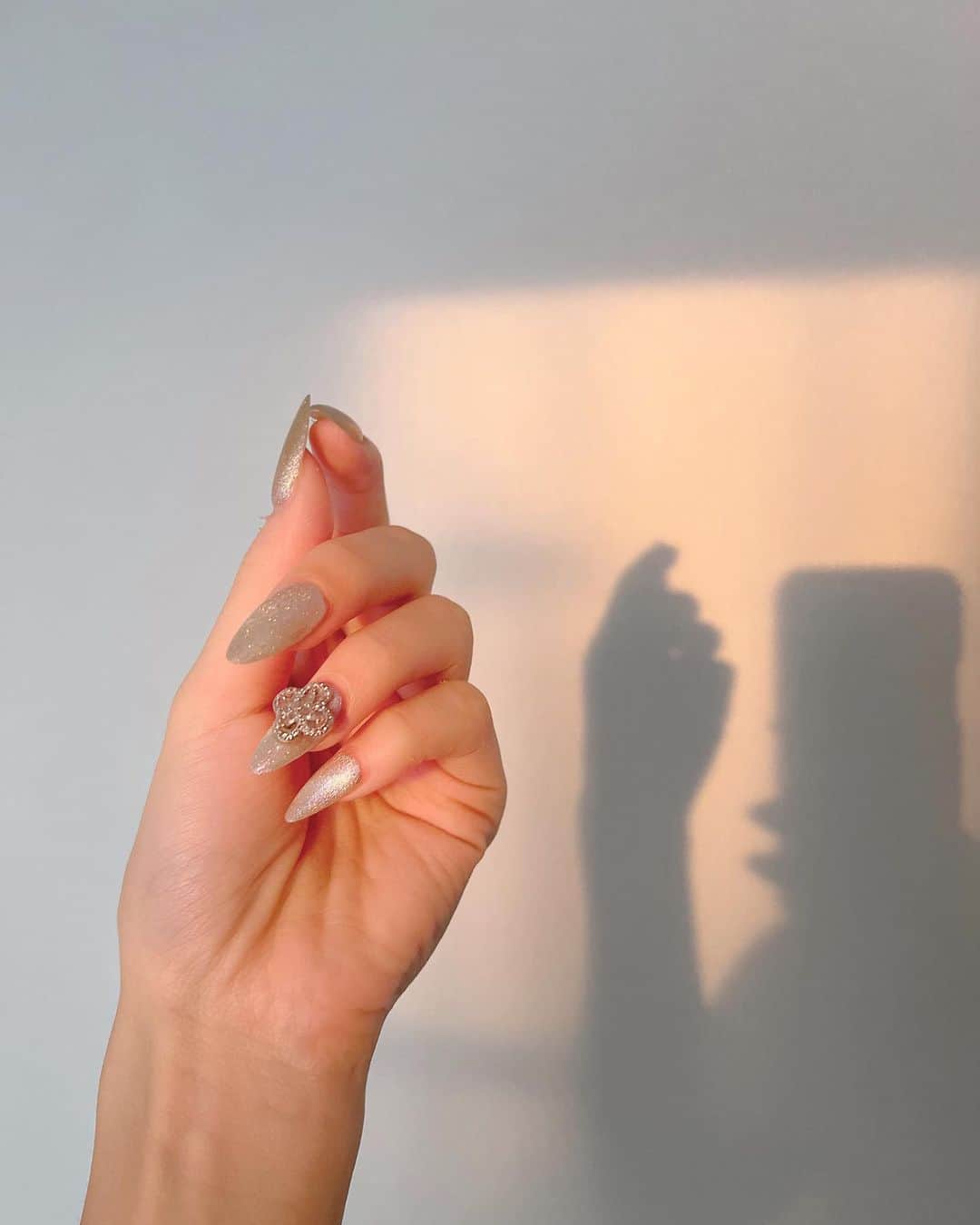 田村月光（ツッキー）のインスタグラム：「💎𝐍𝐞𝐰 𝐍𝐚𝐢𝐥💎 #nail」