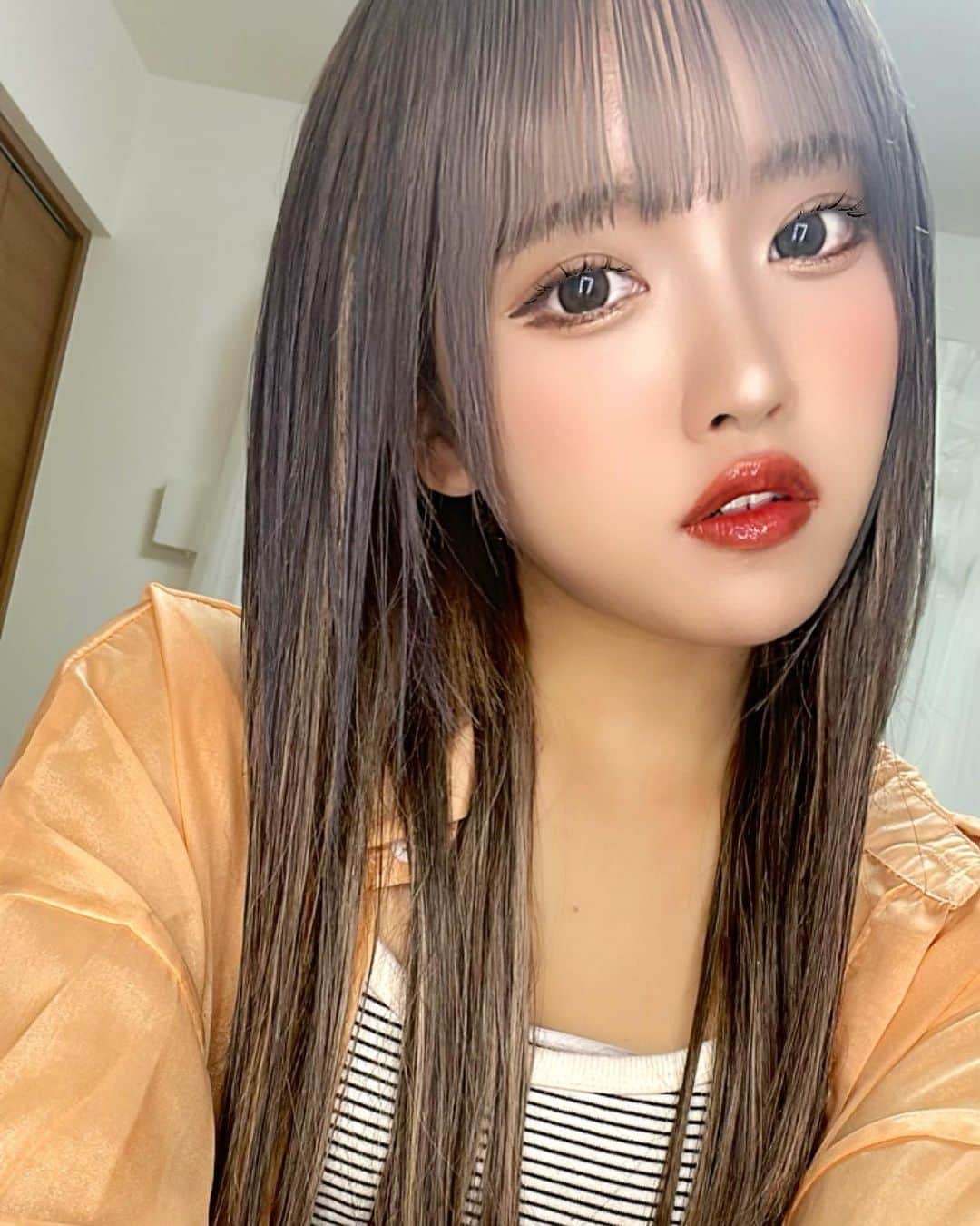 のインスタグラム：「・  髪長いのちょっと見慣れてきた〜！」