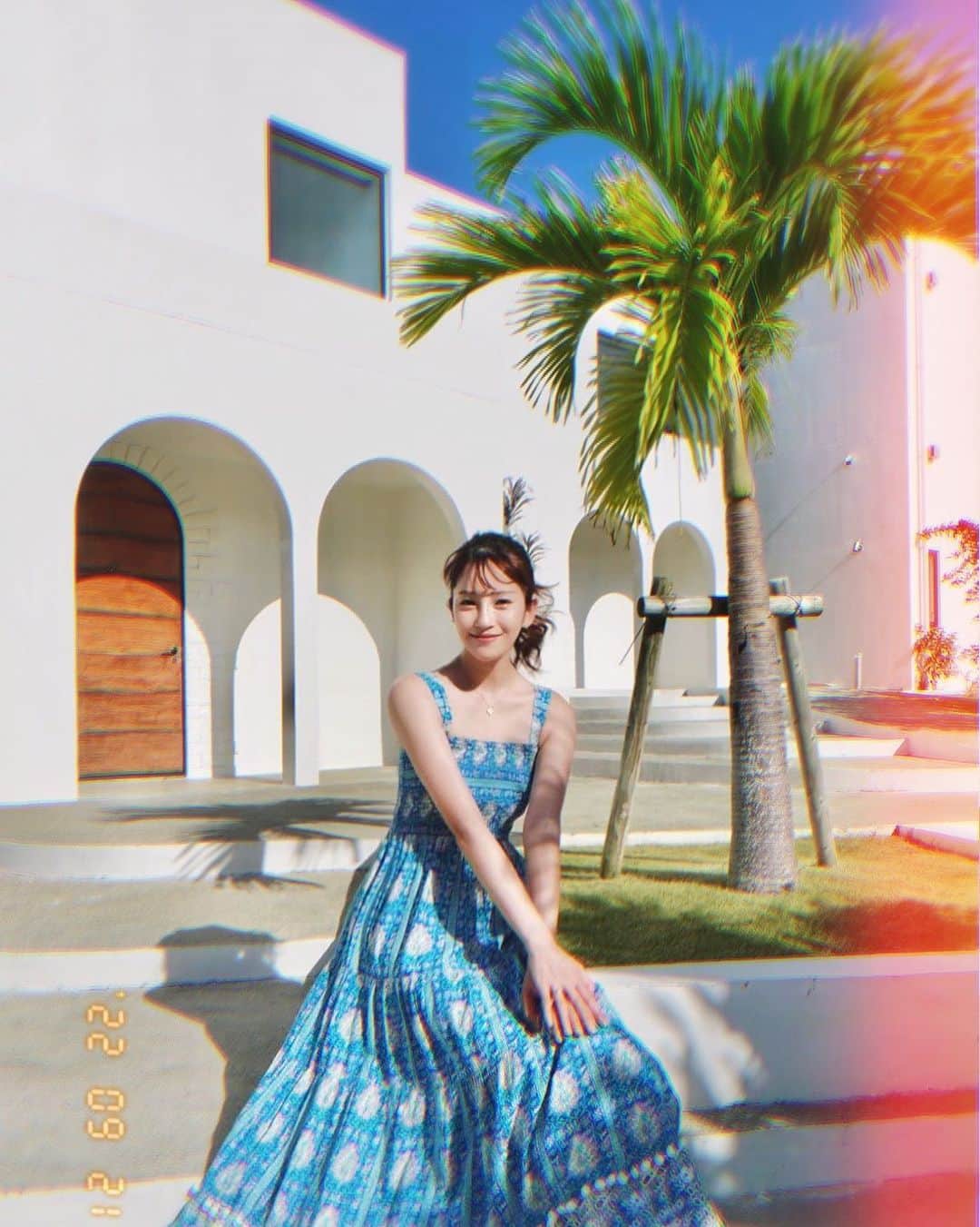 のインスタグラム：「🏖🌺  夏休み2022 宮古島に行ってきました👒🤍  しばらく 思い出写真を投稿していきます✈️」