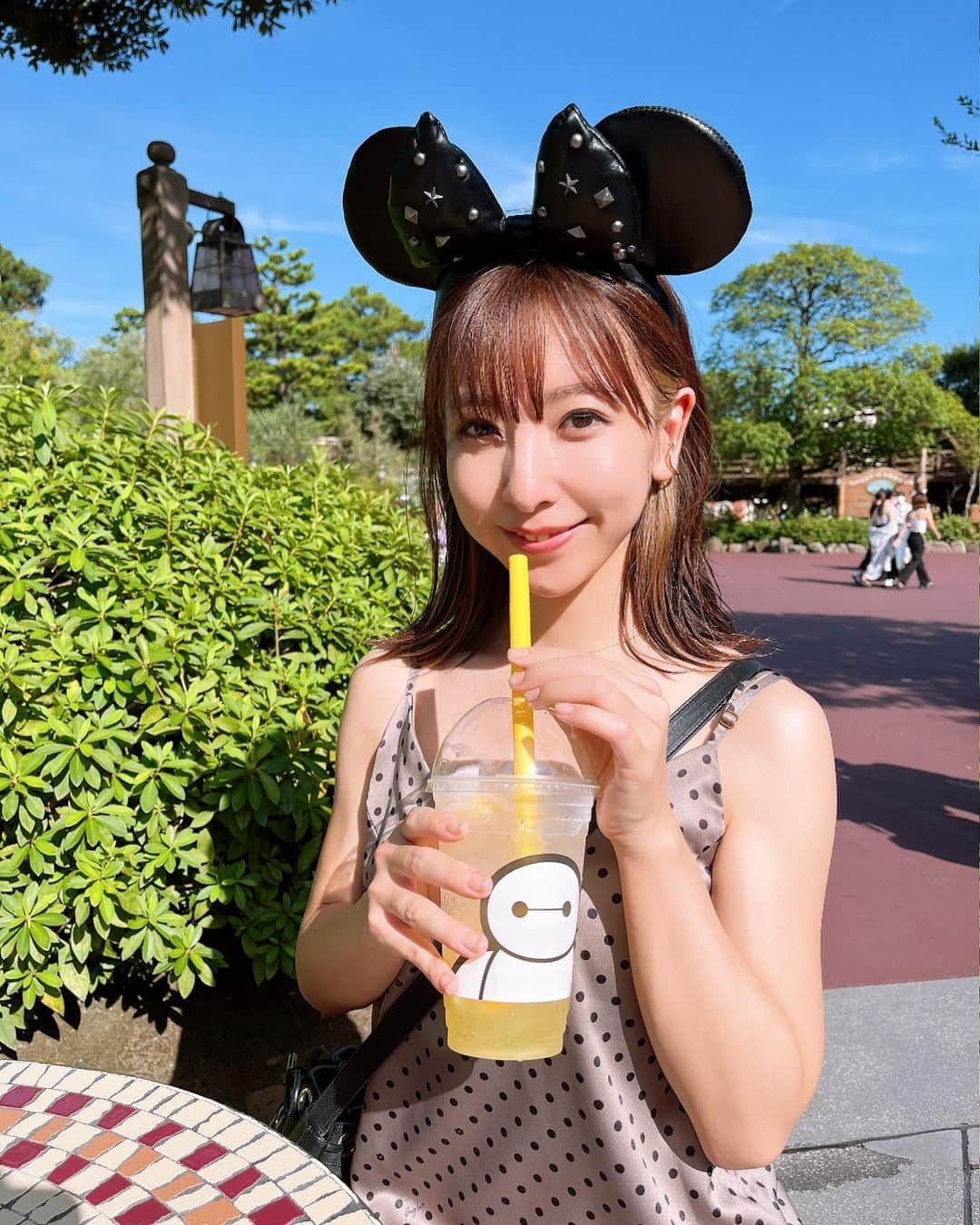 板野成美のインスタグラム：「🏰🐭💗 ＃ディズニー」