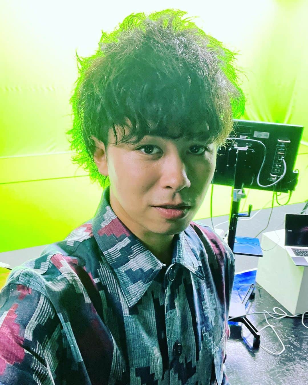 マサイのインスタグラム：「グリーンで撮影の時」