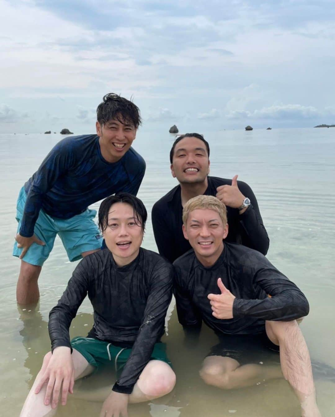 盛山晋太郎のインスタグラム：「これがリア充というやつか！  #宮古島 #伊良部島」