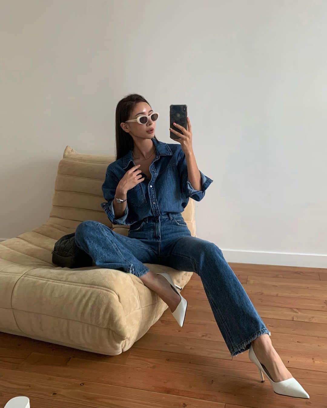 キム・ボラムのインスタグラム：「나 청청 좋아하네😘」
