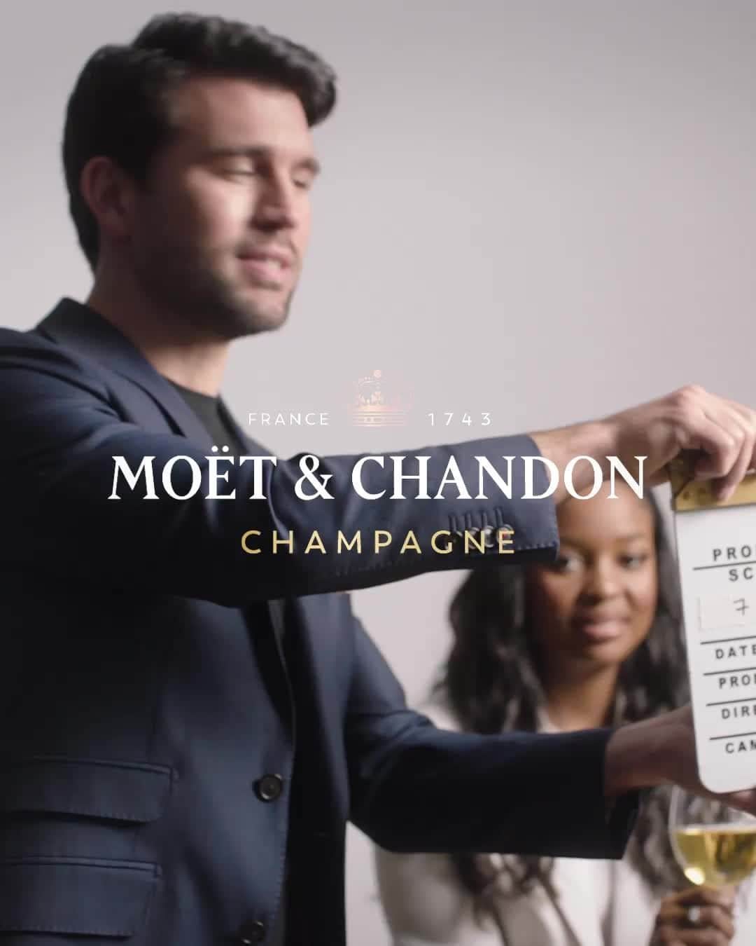 Moët & Chandon Officialのインスタグラム：「Did someone say “Moway”? Join our special guests @kamo.mafokwane & @pelayodiaz through our host @ethanboroian’s masterclass on pronouncing our name in the latest episode of The Perfect Serve.   #ThePerfectServe #MoetChandon   This material is not intended to be viewed by persons under the legal alcohol drinking age or in countries with restrictions on advertising on alcoholic beverages. ENJOY MOËT RESPONSIBLY.」