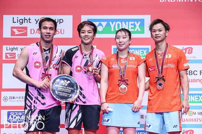 渡辺勇大さんのインスタグラム写真 - (渡辺勇大Instagram)「DAIHATSU YONEX Japan Open 2位でした🥈 自分たちができる最善は尽くしたと思っています！ 2週間、応援してくれたファンの皆さん本当にありがとうございました！少し休んでまた頑張ります🔥 Congrats @bass_dechapol  @popor_sapsiree   photo by @badmintonphoto_official  #ワタガシ #badminton」9月4日 16時11分 - yuta.watanabe0613