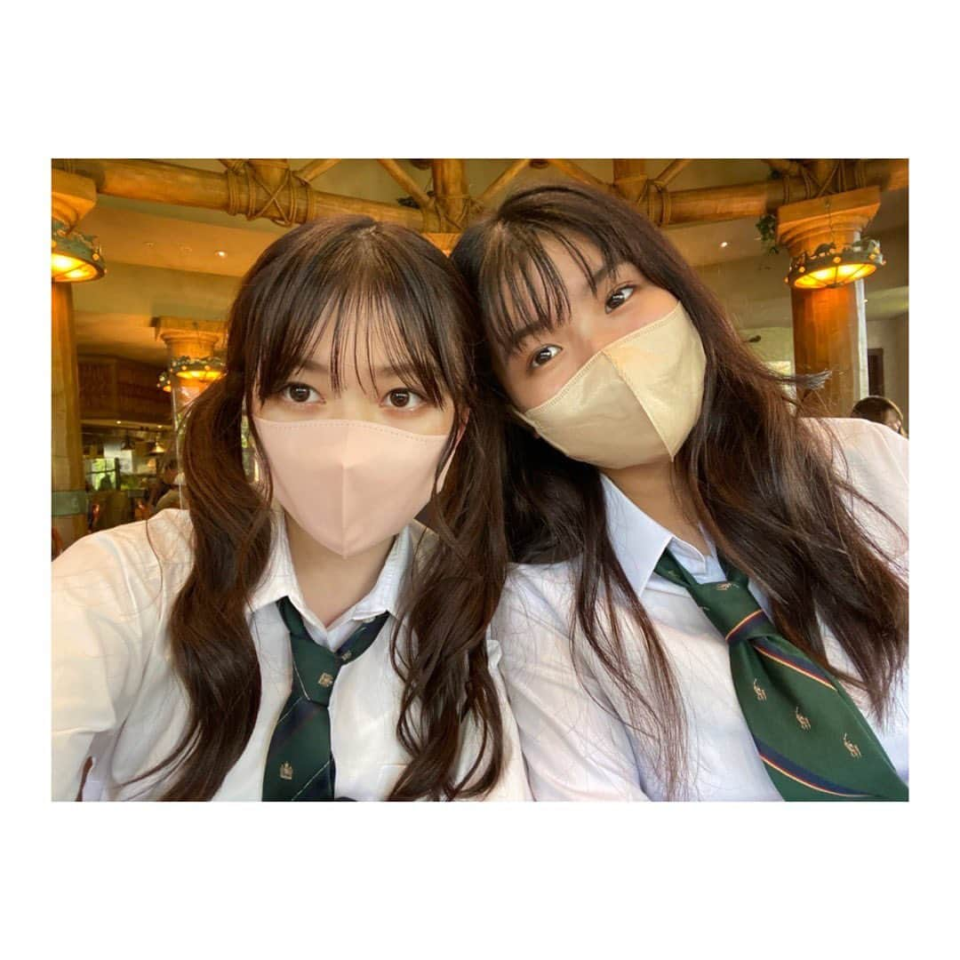 湊胡遥さんのインスタグラム写真 - (湊胡遥Instagram)「. 正解はななでした💐💐 ニコラ卒業以来久々の再開で本当に嬉しかったなぁ、♡ まだまだ写真あるのでお楽しみに！  #usj」9月4日 15時30分 - koharu_minato61official