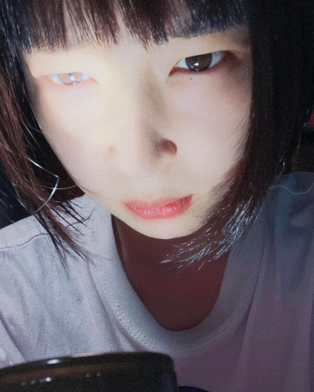 まるいるい（たまゆら学園）さんのインスタグラム写真 - (まるいるい（たまゆら学園）Instagram)「前髪切りすぎた Bangs cut too much.」9月4日 23時06分 - rui_tontokoton
