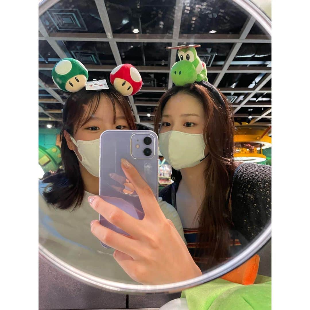 池本凪沙のインスタグラム：「🌍🦖💚」