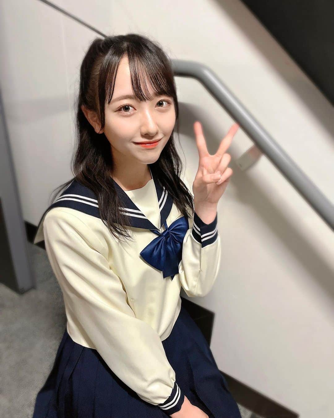のインスタグラム：「懐かしい衣装！ #セーラー服 #STU48 #石田千穂」