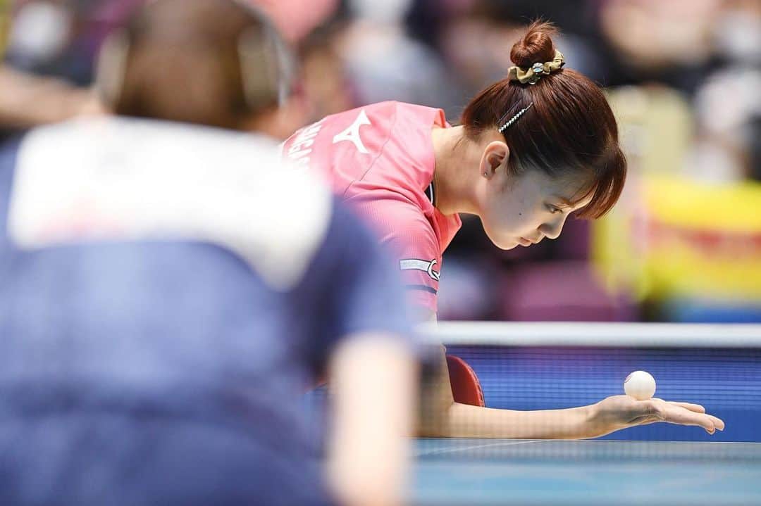 長崎美柚のインスタグラム：「＊全農CUP＊ 連日応援ありがとうございました🌷  今月は、世界選手権やTリーグが控えています。 毎日楽しみながら新しいことに挑戦して頑張っていきます！  いつもありがとうございます😆」
