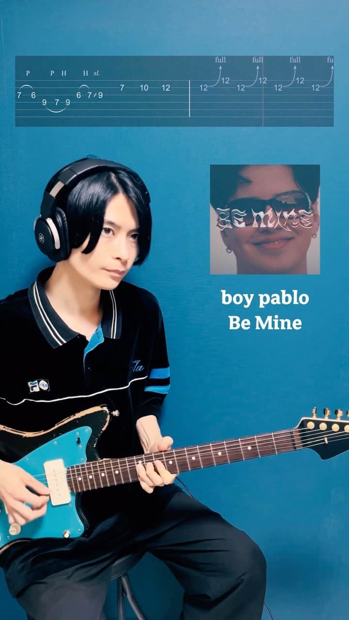 Ken Matsuzakiのインスタグラム：「boy pablo - Be Mine  @soypablo777   #boypablo  #guitar #guitartab #guitartab#guitartabsdaily #indie #indiemusic #indiepop #indierock #indieguitar #indieguitars  @guitartabsdaily」