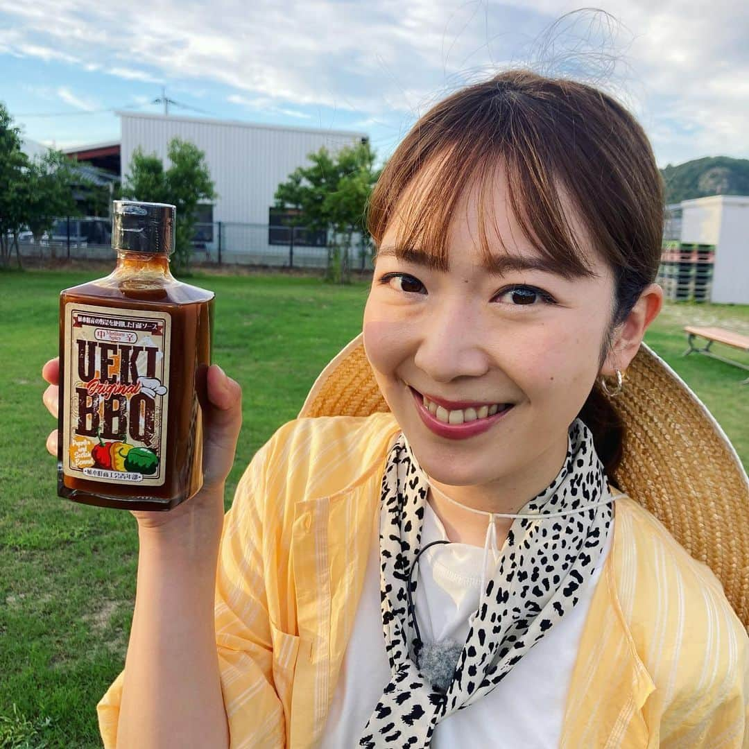 糸永有希さんのインスタグラム写真 - (糸永有希Instagram)「UEKI original BBQ  中継で紹介しました🍖  #RKK#TBS 系列  #熊本放送#3ch  #熊本市#ゲツキン#中継 #植木#オリジナル#BBQ #ショッピングプラザウエッキー #道の駅すいかの里植木」9月7日 22時38分 - yukiiitonaga