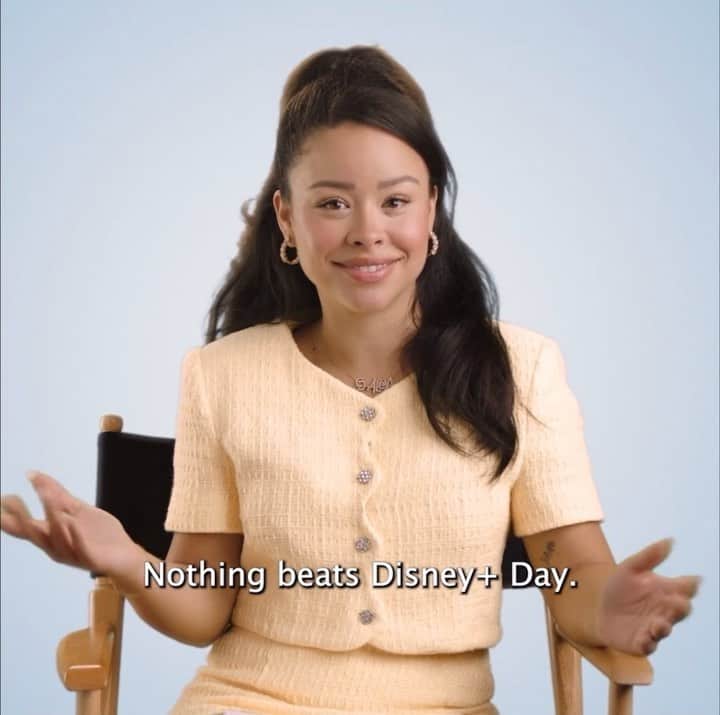 シエラ・ラミレスのインスタグラム：「Nothing beats #DisneyPlusDay! I can’t wait to watch Pinocchio this Thursday on @disneyplus🤍 What are you most excited to watch?!」