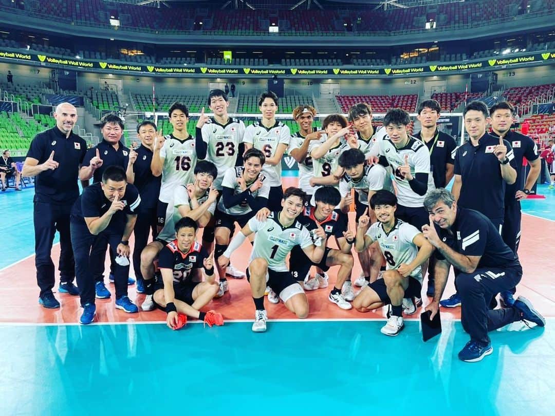 のインスタグラム：「世界選手権2022 応援ありがとうございました！  次はVリーグ🦾  #龍神nippon  #japan  #バレーボール」