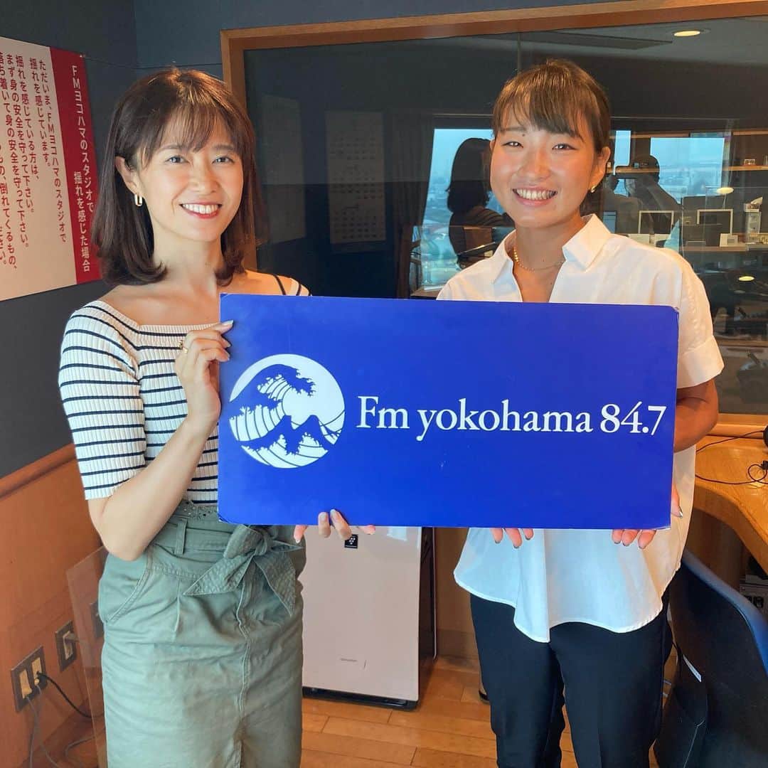 岸本新菜のインスタグラム：「先日、FMヨコハマ📻に出演させて頂きました♫  テーマが「スタミナ」ということで、 トライアスロンの事、練習の事、食事やメンタル面の事など、色々なお話をしてきました⭐️  初めてのラジオ出演で、緊張もありましたが、楽しくお話しができました！  聴いてくださった皆様、ありがとうございました🍀 #lovelyday847」