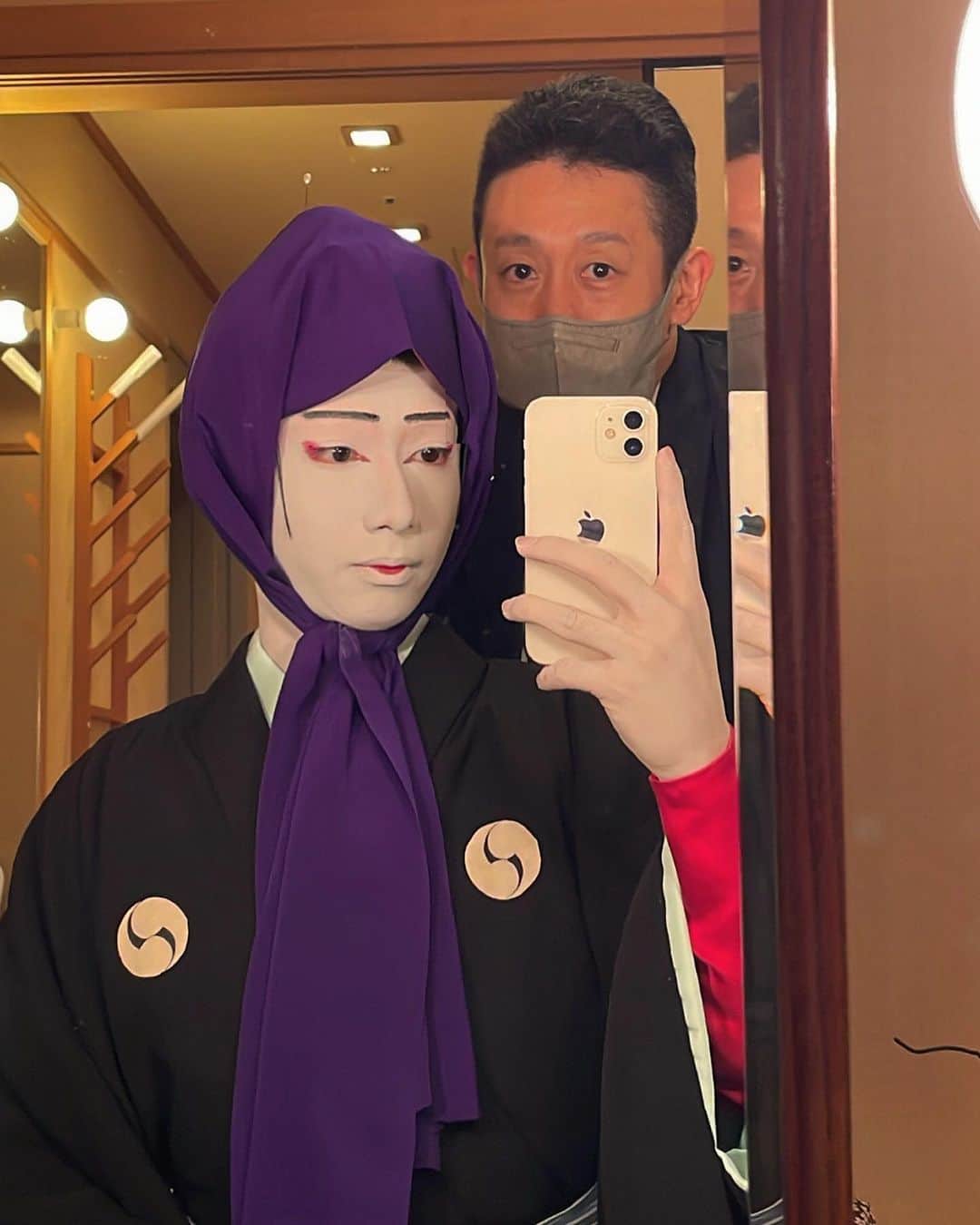 のインスタグラム：「父であり、大星力弥役の大先輩です。  父はこの役4.5回程はしてるのかな？」