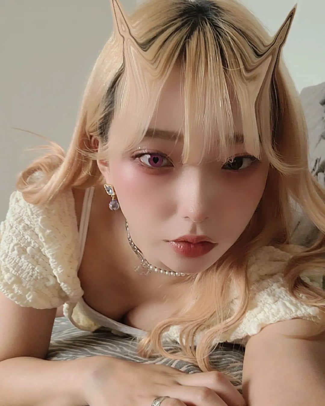 mam（まむ）のインスタグラム：「😈😈Power😈😈  #selfie#照片」