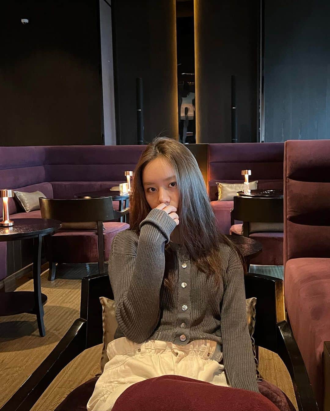ヘリ のインスタグラム：「귀요미 혜리와 서하」