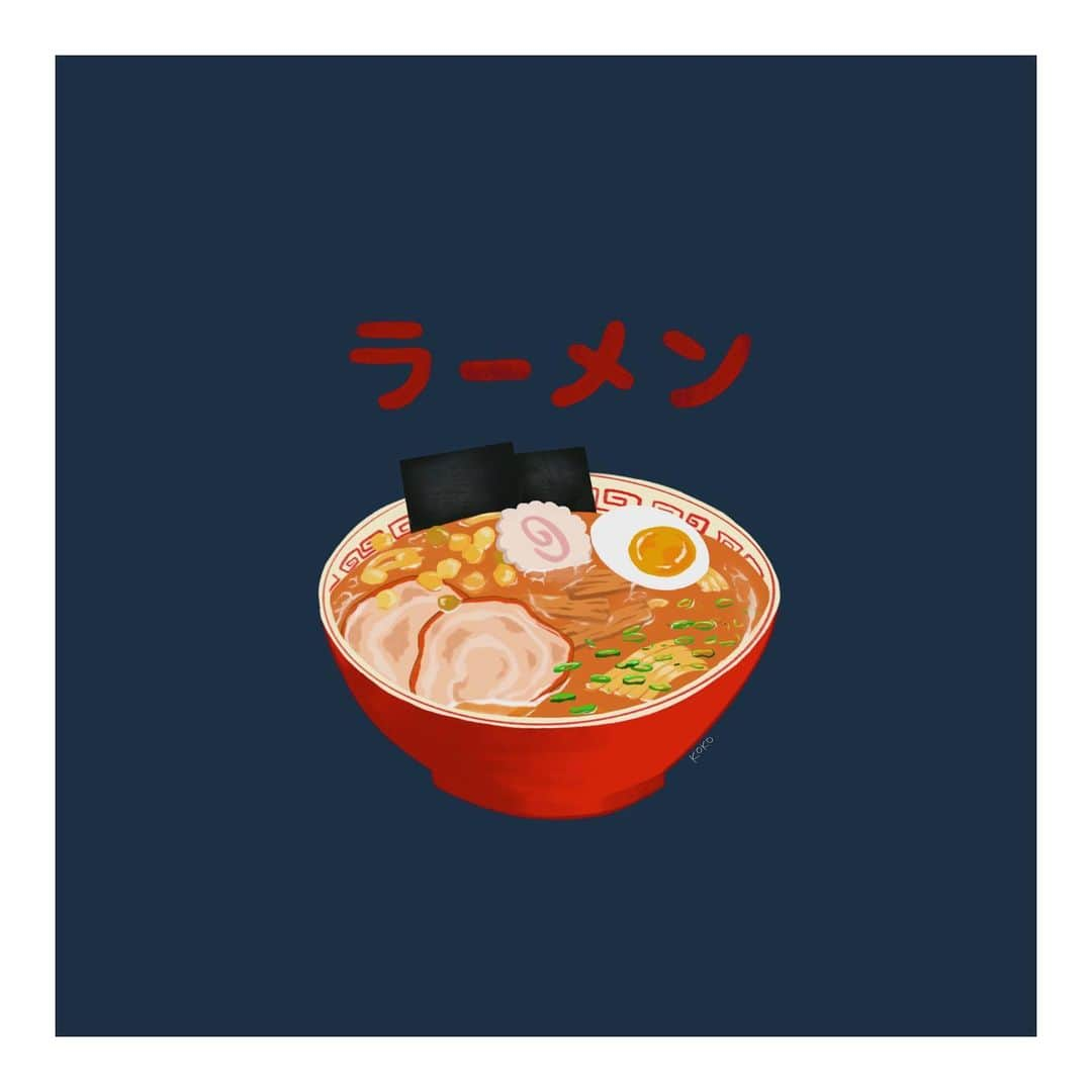 忽滑谷こころのインスタグラム：「. 🍜 #忽滑谷イラスト」