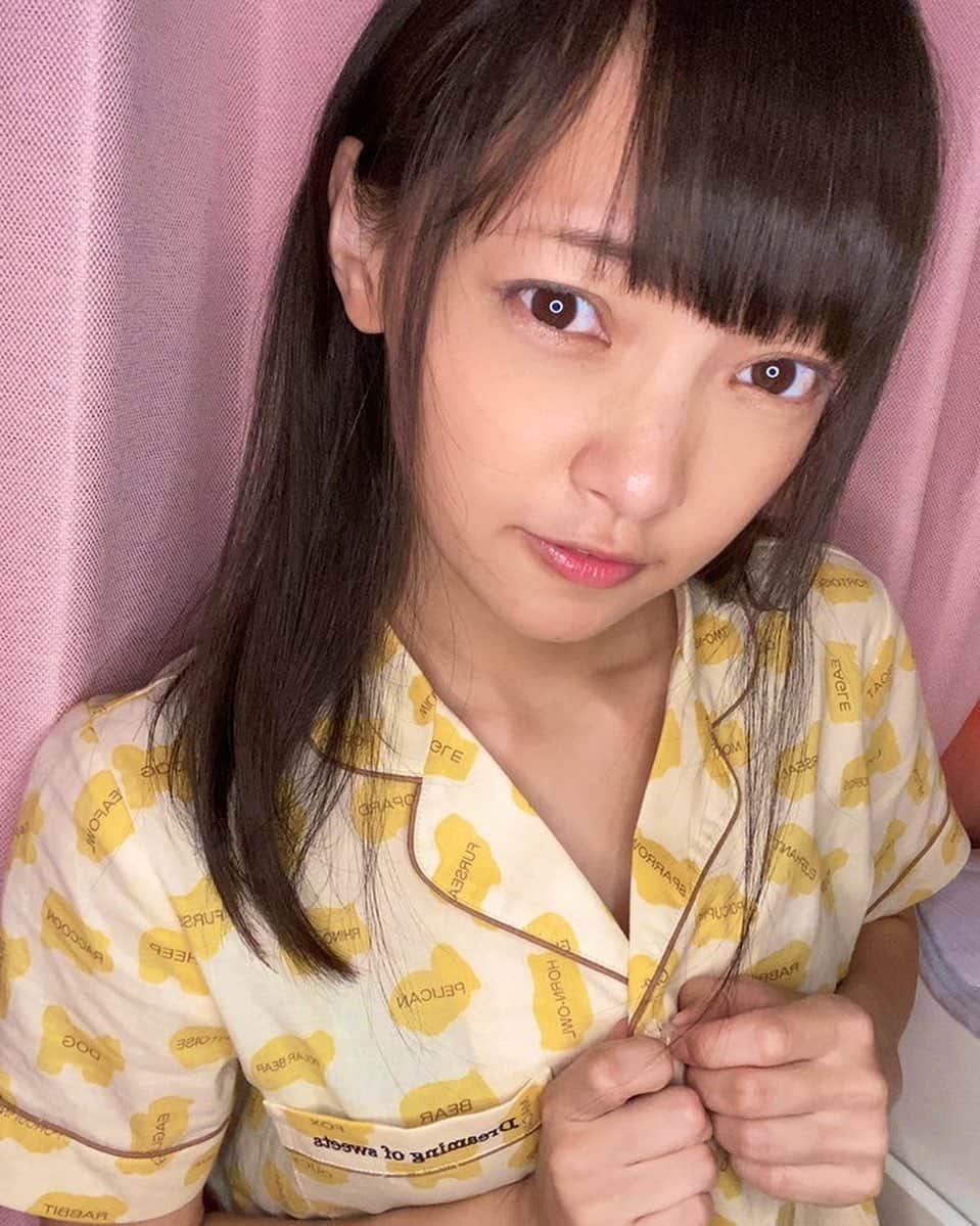松山あおいのインスタグラム：「おやすみ？」