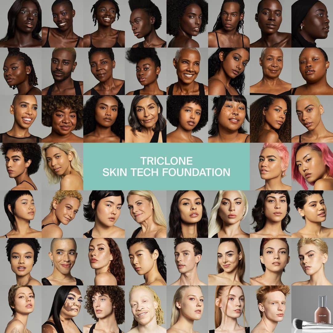 レディー・ガガさんのインスタグラム写真 - (レディー・ガガInstagram)「Our Triclone Skin Tech Foundation comes in 51 shades, in a longwear formula that's also clean and has 20+ skincare ingredients.   Finally, a clean foundation for makeup lovers.  Available now @hauslabs @sephora @sephoracanada」9月9日 1時31分 - ladygaga