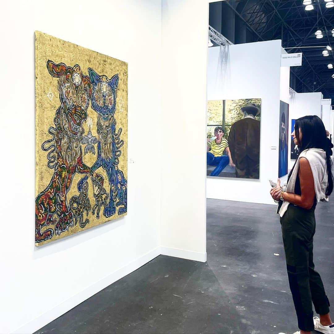 小松美羽のインスタグラム：「【THE ARMORY SHOW】 (The International Exhibition of Modern Art) JAVITS CENTER, SEPTEMBER 9–11, 2022 #armoryshow #newyork」