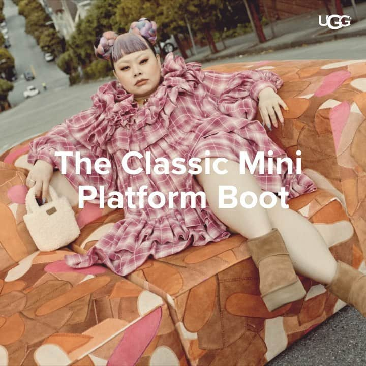 渡辺直美のインスタグラム：「Dove into a cozy world with UGG🕊  まままさかの！ UGGグローバルキャンペーンでモデルを務めました🥹 うにょ！ サンフランシスコの至る所で 可愛いUGGのブーツと撮影したにょ🌸 なおちゃんこ鍋スタイルとUGGブーツでブチかまし🔥 どうかな？😆  #feelslikeugg #uggpartner  @ugg @uggjapan」