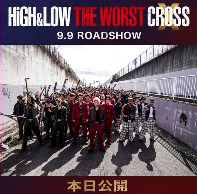 比嘉涼樹さんのインスタグラム写真 - (比嘉涼樹Instagram)「HiGH&LOW THE WORST X 本日公開。  僕自身、はじめてのお芝居の仕事でこの作品に出演させていただいて本当に嬉しいし光栄に思います。  是非沢山の方にご覧になっていただけたら嬉しいです。  #high_low  #high_low_the_worst_x」9月9日 13時08分 - suzuki_higa_official