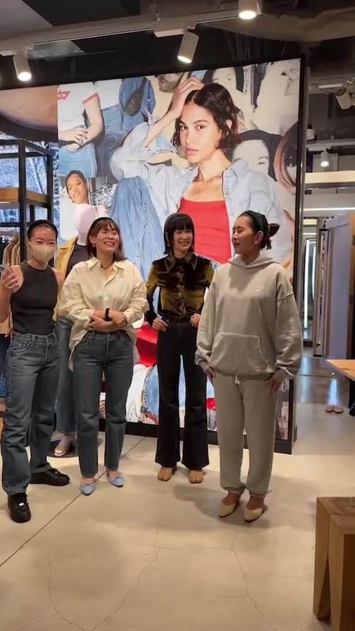 百々千晴のインスタグラム：「❤️  @levis_japan」