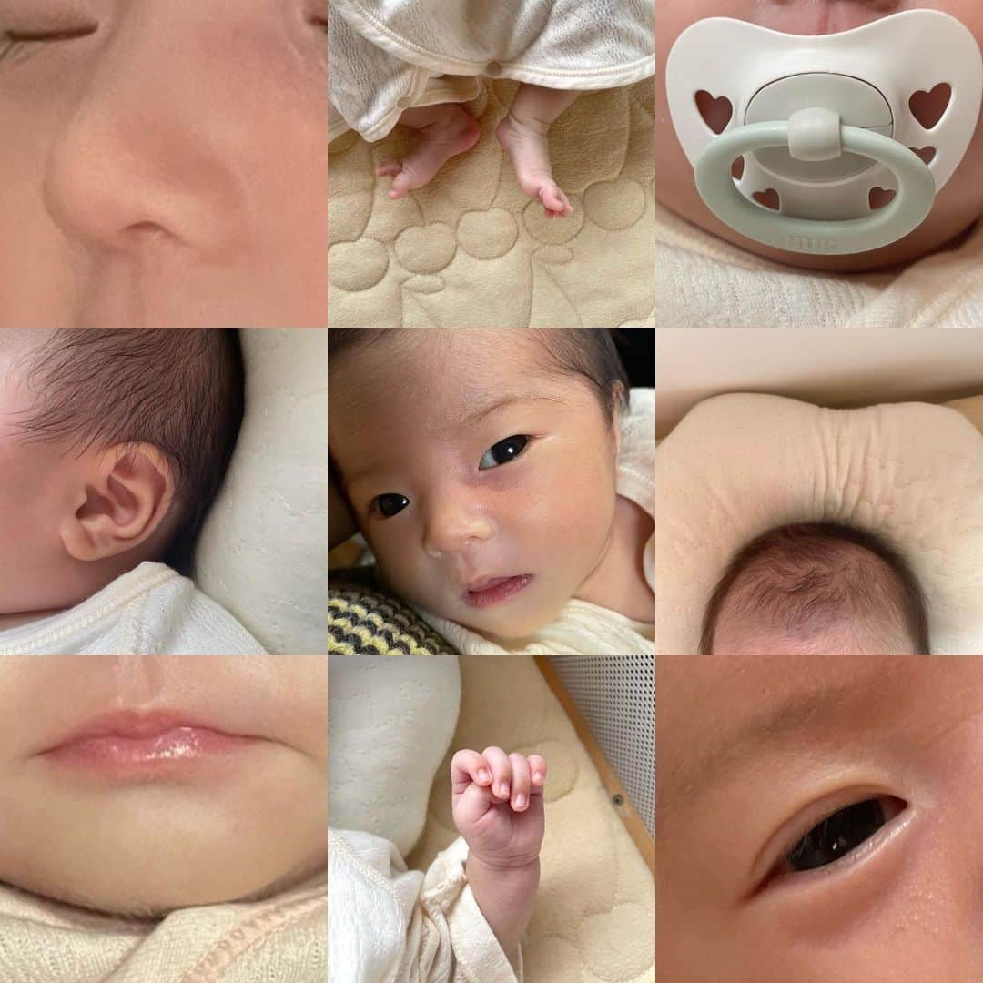 松尾 瞳さんのインスタグラム写真 - (松尾 瞳Instagram)「チビミの新生児期が早くも終了👶🏻🤍  １ヶ月健診も行ってきて、 2554g→3780g、47.0cm→53.5cmに すくすく成長しておりました🌱  チビミ様、 引き続き健康に育ってください👼🏻  #ポンタとチビミ  #生後1ヶ月 #令和4年ベビー #女の子ベビー #女の子ママ #新生児 #赤ちゃんのいる暮らし」9月9日 21時03分 - hitomimatsuo.09