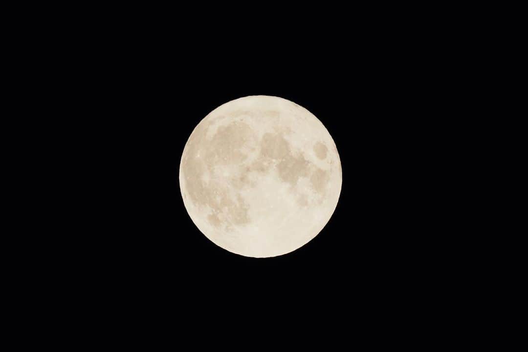 がっちゃんのインスタグラム：「Moon.  PENTAX K70 55-300＋トリミング」